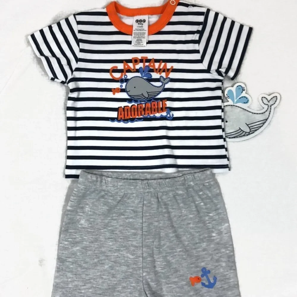 Brand New Boys size 12‎ Mos Coordinated Outfit